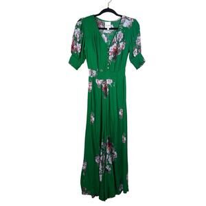 Tracey Reese/Anthropologie Longwood floral jumpsuit, bridal shower, elegant